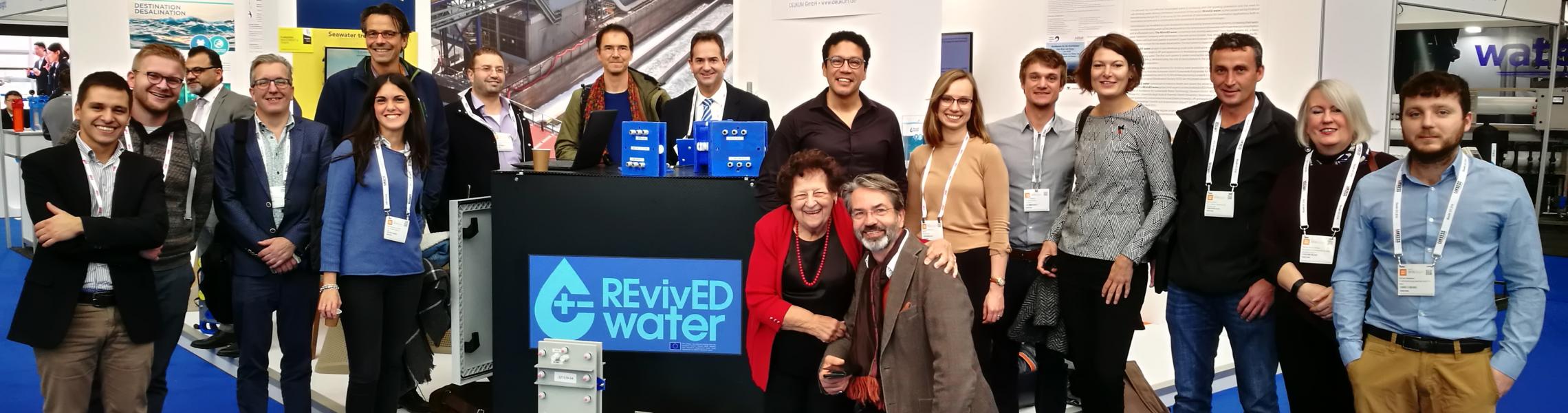 REvivED water partners at Aquatech Amsterdam